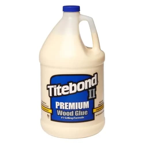 Titebond II Premium Wood Glue Gallon (3784ml / 128 fl oz) | Water-Resistant for Exterior Woodworking thumbnail 1