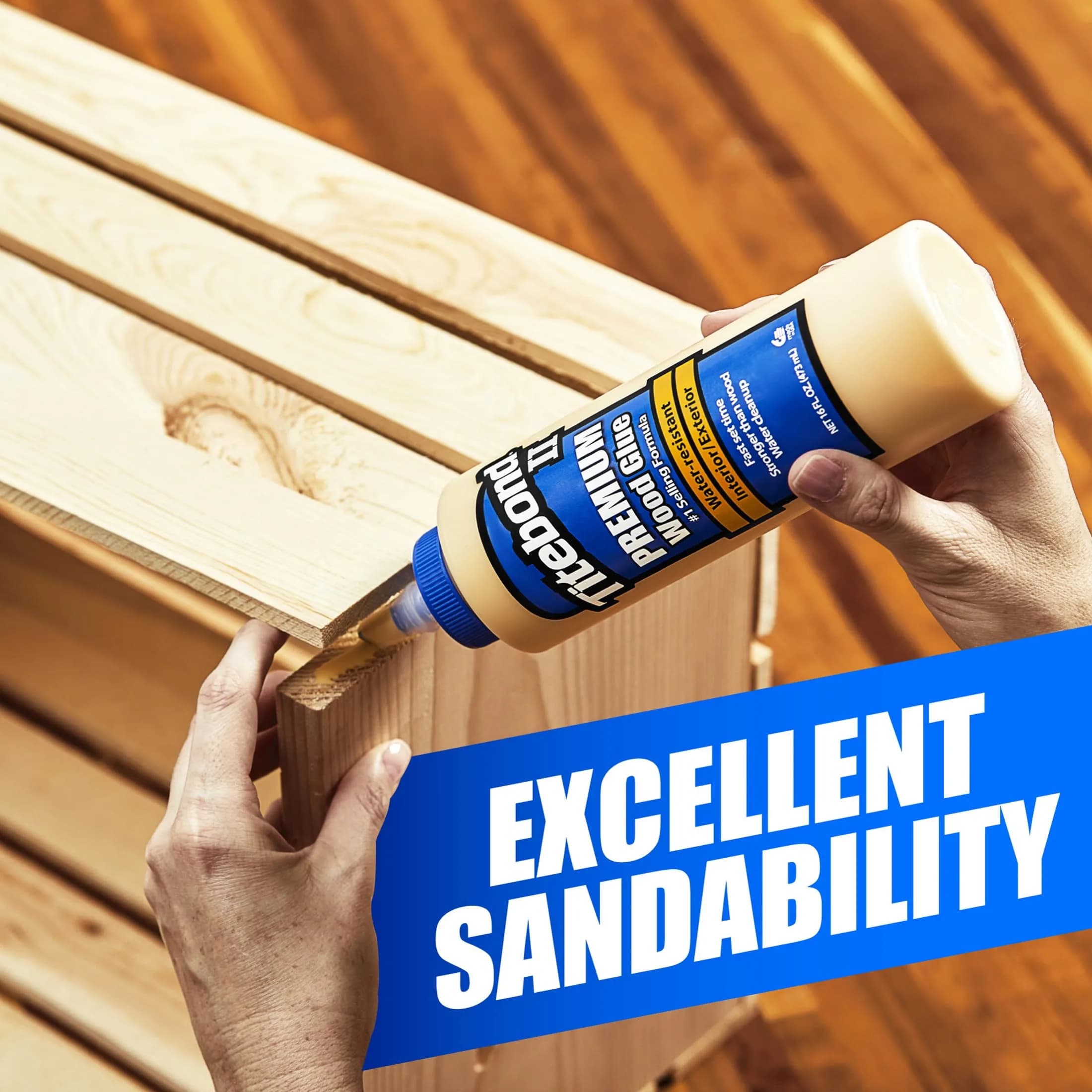 Titebond II Premium Wood Glue 8 fl oz (237 ml) | Water-Resistant for Exterior Projects - view 5