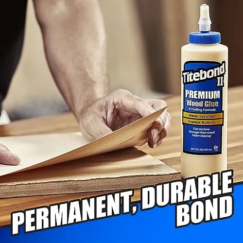 Titebond II Premium Wood Glue 8 fl oz (237 ml) | Water-Resistant for Exterior Projects thumbnail 2