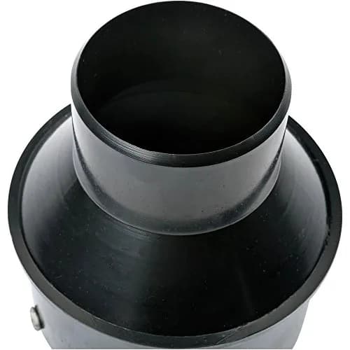 Woodstock W1044 4" To 2-1/2" Reducer | Black Power Tool Fitting for Dust Collection thumbnail 3