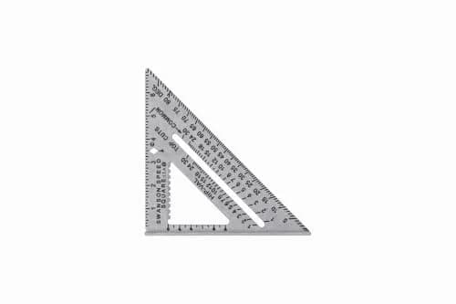 Swanson Tool S0101 7 Inch Speed Square, Blue | Accurate Layout Tool for Carpentry and Construction thumbnail 6