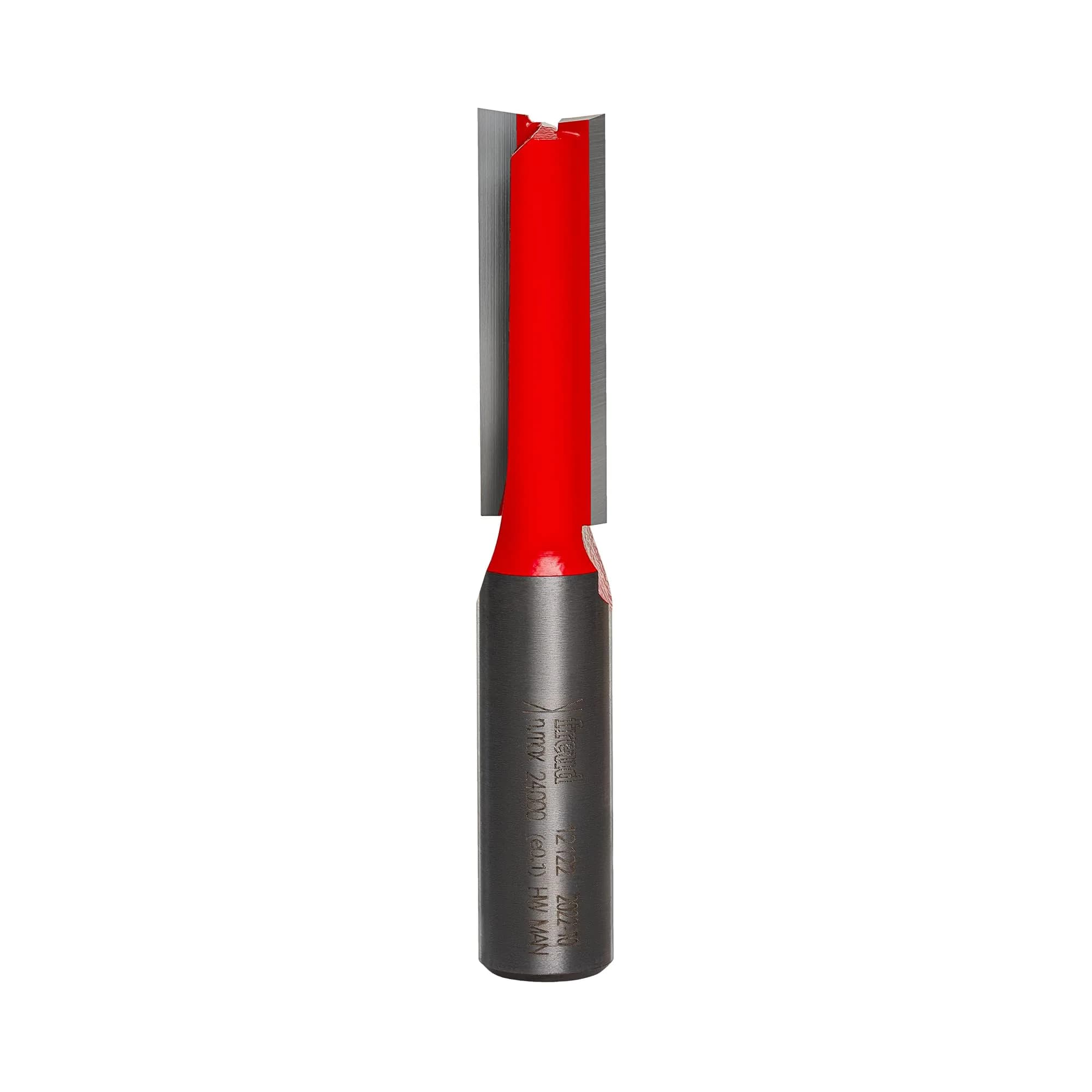Freud 1/2" Double Flute Straight Router Bit with TiCo Carbide - 2" Cut Height | Precision Grooving & Edge Routing — 1/2 Inch Shank