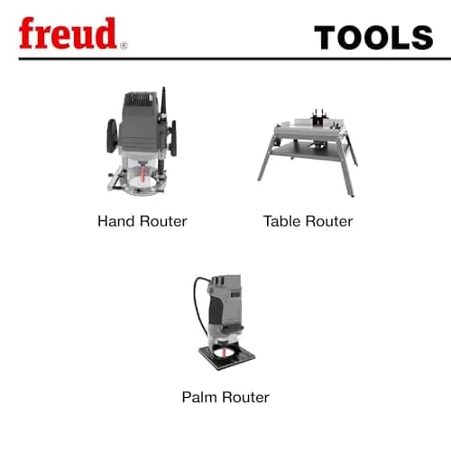 Freud 42-104: 1/2" (Dia.) Bearing Flush Trim Bit | 1/4" Shank, 2 Flutes, Carbide, Titanium Coated thumbnail 4