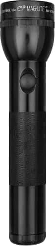 MagLite 2-Cell D Incandescent Flashlight – Water-Resistant, Adjustable Beam, High-Intensity Xenon Bulb – Black thumbnail 1