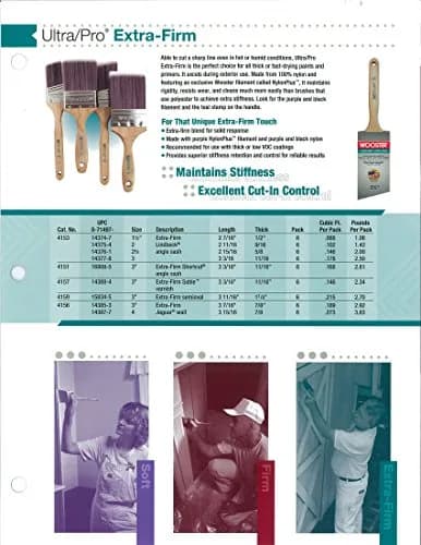 Wooster Brush Ultra/Pro Firm Angle Sash Paintbrush 3-Inch (7.62 cm) | Smooth Application for All Paints thumbnail 2