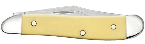 Case Pocket Knife 2 7/8 Inches Yellow Synthetic Handle | Chrome Vanadium Steel Blades thumbnail 3