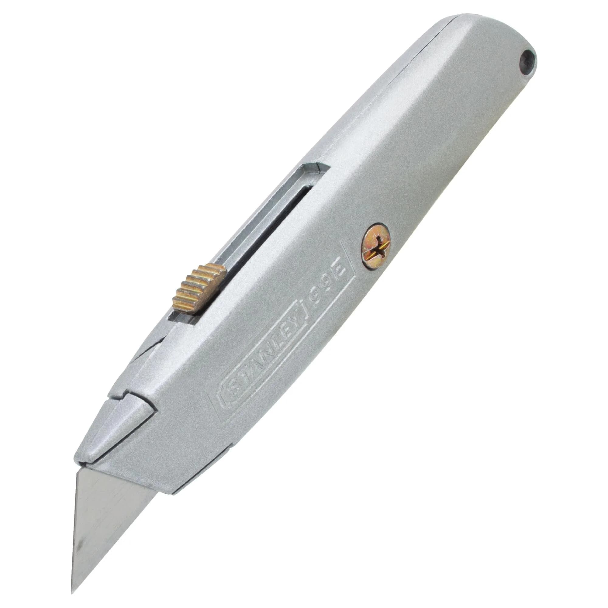 STANLEY Classic 99 Retractable Utility Knife, 6 in Box Cutter (10-099) | Durable, Safe & Versatile for Home & Professional Use