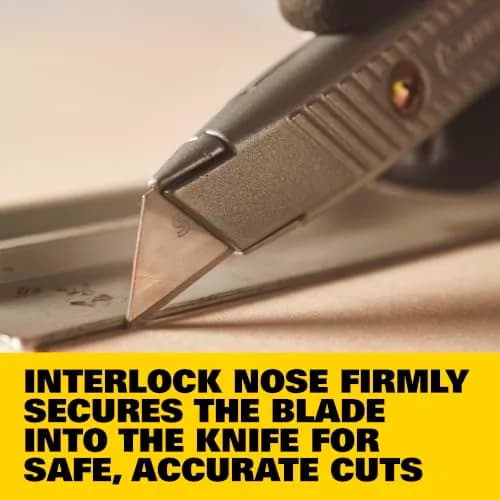 STANLEY Classic 99 Retractable Utility Knife, 6 in Box Cutter (10-099) | Durable, Safe & Versatile for Home & Professional Use thumbnail 2