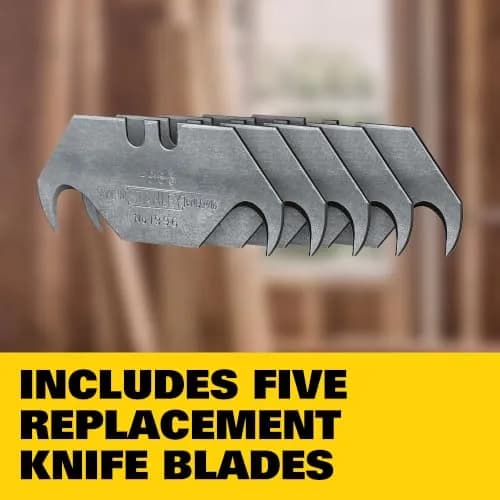 STANLEY Large Hook Blades 5 Pack | Dependable Utility Blades for Home & Workshop thumbnail 2