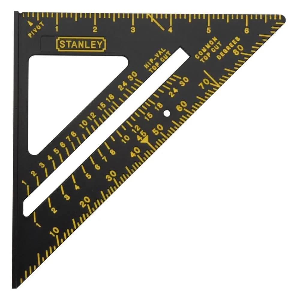 STANLEY Carpenter Square, Premium Quick Square Layout Tool, 7-Inch (17.8 cm / 8 in) | Accurate 90° & 45° Marking for Woodworking - main product image
