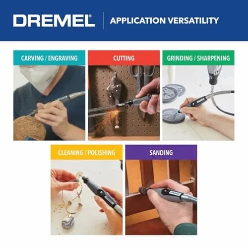 Dremel 225-02 Flex Shaft Rotary Tool Attachment 91.44 cm (36") Cable | For Engraving, Sanding, Carving thumbnail 7