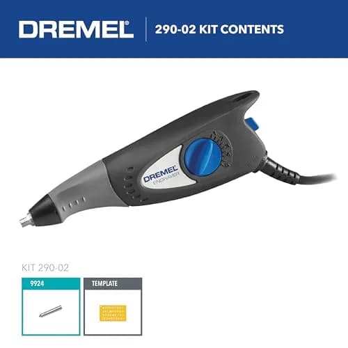 Dremel 290-02 Engraver Rotary Tool with Stencils, 120V | 7200 Strokes/Min for DIY Personalizing thumbnail 2