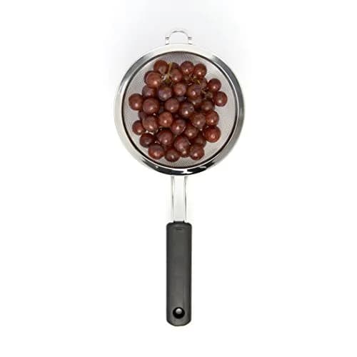 OXO Good Grips 6-Inch Fine Mesh Strainer | Stainless Steel Kitchen Sieve for Stock, Sauces, Pasta, and More thumbnail 4
