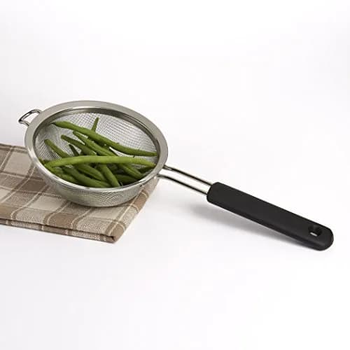 OXO Good Grips 6-Inch Fine Mesh Strainer | Stainless Steel Kitchen Sieve for Stock, Sauces, Pasta, and More thumbnail 2