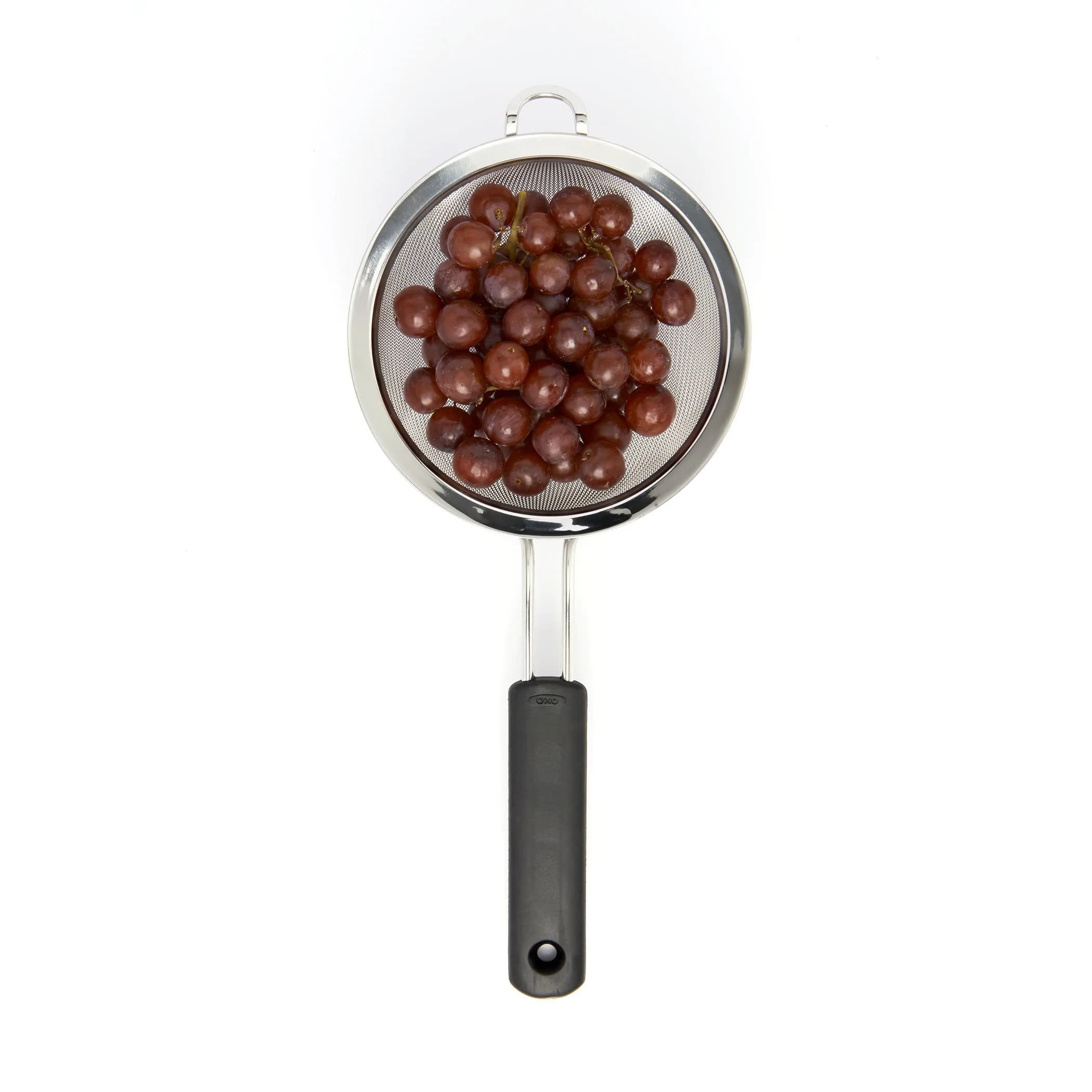 OXO Good Grips 6-Inch Fine Mesh Strainer | Stainless Steel Kitchen Sieve for Stock, Sauces, Pasta, and More - view 4