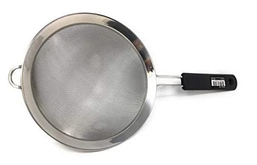 OXO Good Grips 8-Inch Fine Mesh Strainer with Non-Slip Handle | Strains Grains, Pasta, Stock thumbnail 1