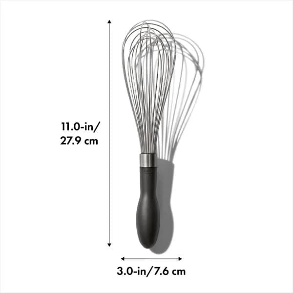 OXO Good Grips Balloon Kitchen Whisk - Stainless Steel, 28cm (11 Inch) | Ergonomic Handle for Vigorous Whipping thumbnail 12