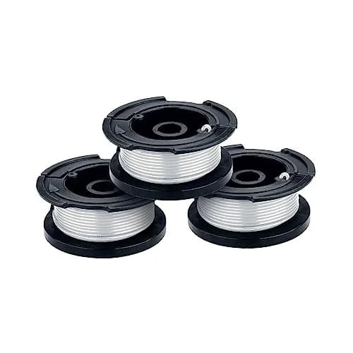 BLACK+DECKER Weed Eater String, Genuine OEM OEM, 3-Pack, 30 Feet, 0.065-Inch Diameter | Automatic Feed System (110-130 chars) thumbnail 1