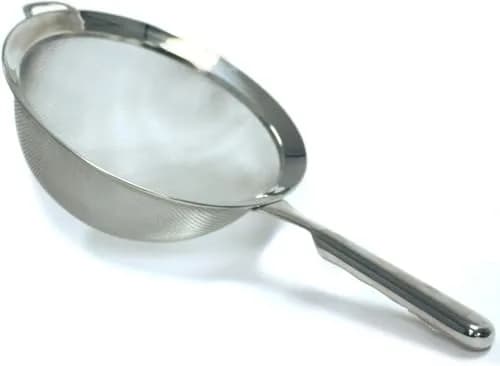 Norpro 8" KRONA Stainless Steel Double Mesh Strainer | Fine Mesh for Sifting & Rinsing thumbnail 1