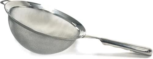 Norpro 8" KRONA Stainless Steel Double Mesh Strainer | Fine Mesh for Sifting & Rinsing thumbnail 2