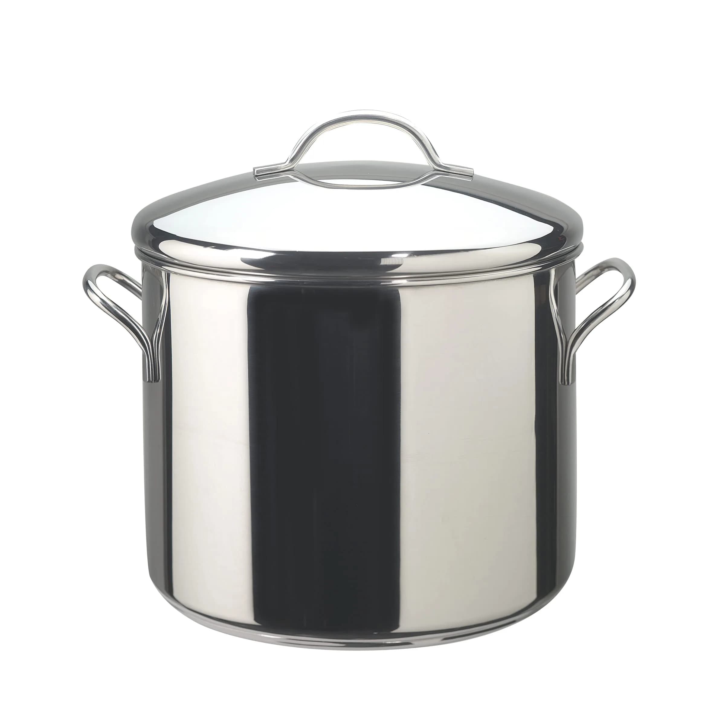 Farberware Classic Series 12 Qt Stainless Steel Stock Pot With Lid, Silver | Heavy-Duty 12 Quart Capacity for Large Batches