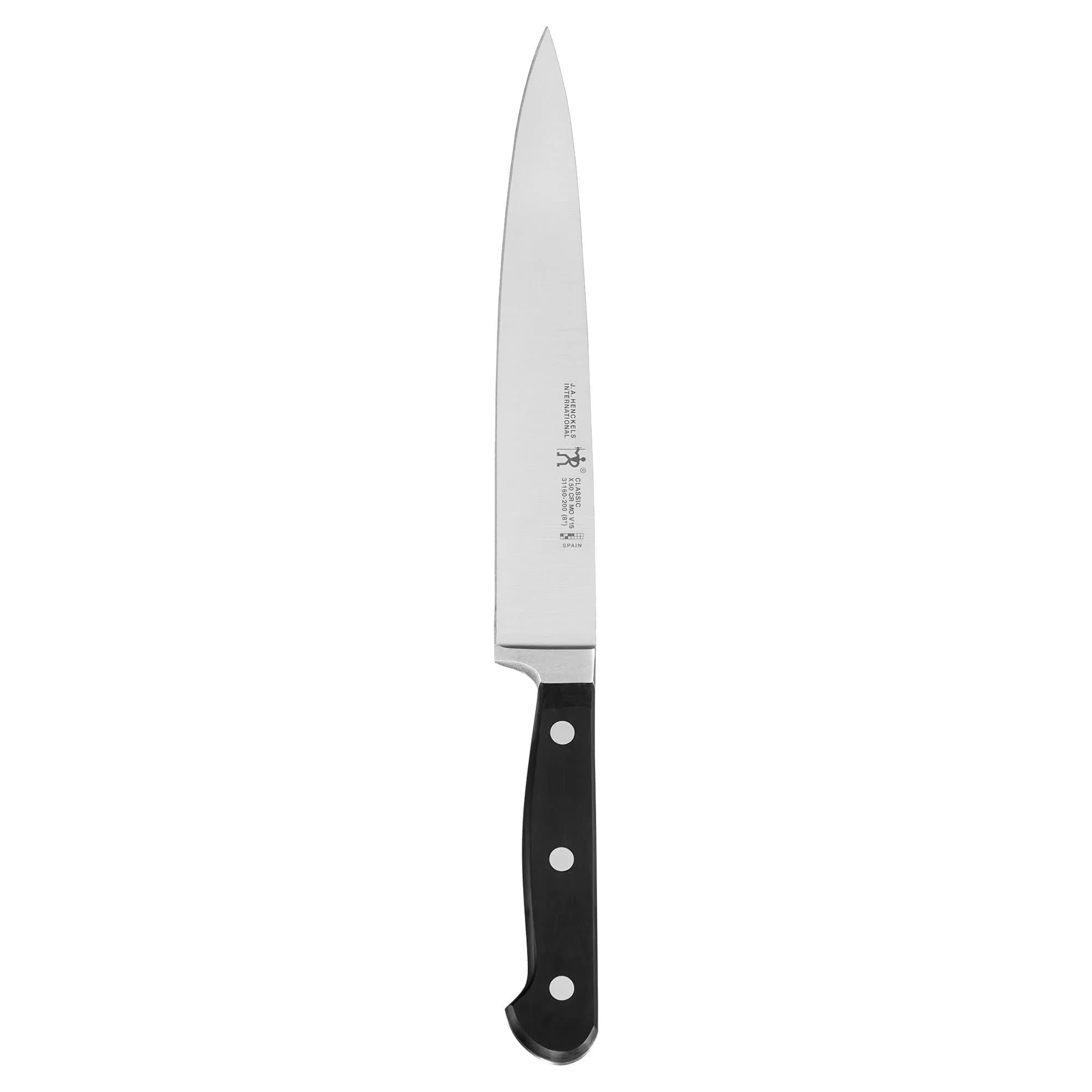 HENCKELS Classic Razor-Sharp 8-inch Carving Knife | German Engineered Precision for Fine Slicing