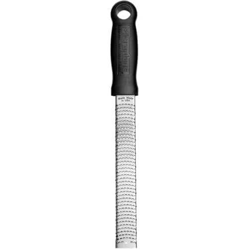 Microplane Classic Zester Grater, Black | Ultra Sharp Stainless Steel Blades thumbnail 1