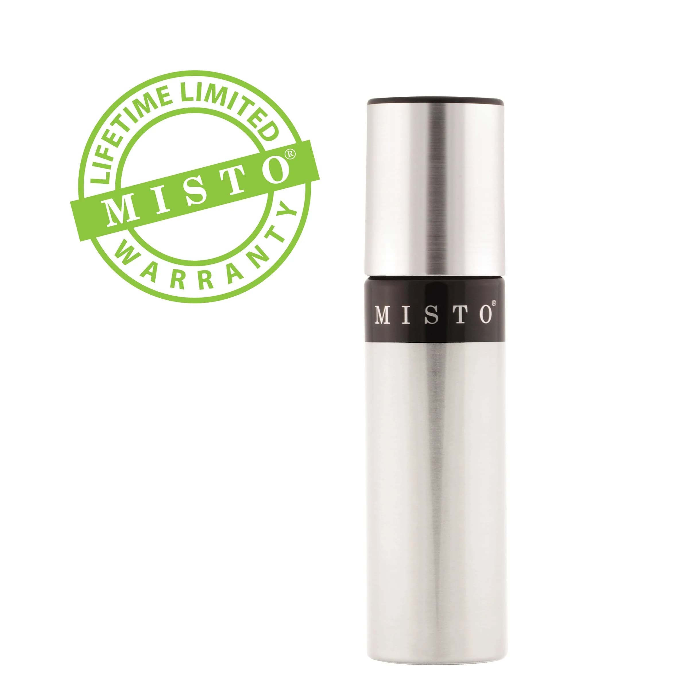 MISTO Gourmet Olive Oil Sprayer, Satin Aluminum, 50ml (1.7 Fl Oz) | Refillable Non-Aerosol Pump Mister - view 6