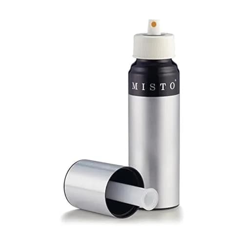 MISTO Gourmet Olive Oil Sprayer, Satin Aluminum, 50ml (1.7 Fl Oz) | Refillable Non-Aerosol Pump Mister thumbnail 1