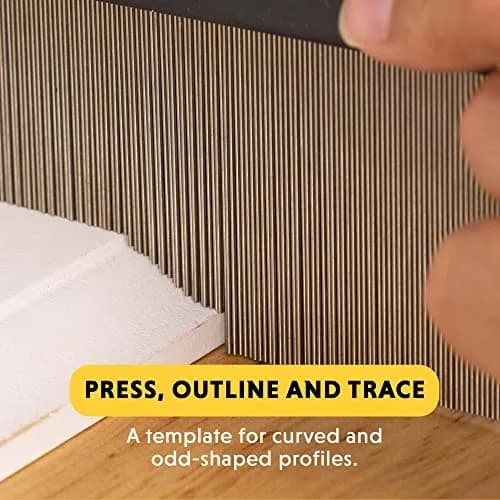 General Tools 837 Contour Gauge 6" (15.24 cm) | Instantly Copy Any Shape for Woodworking & Flooring thumbnail 6