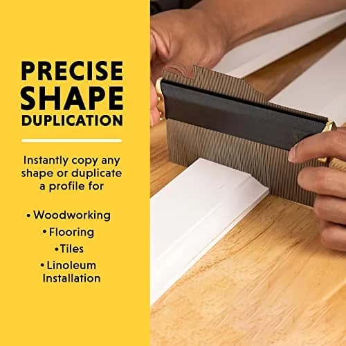 General Tools 837 Contour Gauge 6" (15.24 cm) | Instantly Copy Any Shape for Woodworking & Flooring thumbnail 2