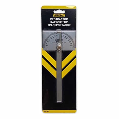 General Tools Square Head Protractor & Angle Finder 15.2 cm (6") | Precise Angle Measurement for Carpentry & Framing thumbnail 7