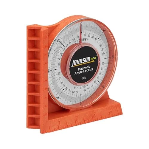 Johnson Magnetic Angle Locator 700 | Durable, High-Visibility Orange, 0-90° Readings thumbnail 4