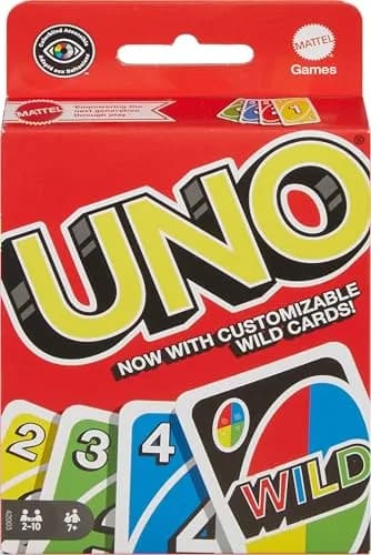 Mattel Games UNO Splash Card Game with Waterproof Cards and Portable Clip, Multicolor — Uno