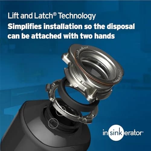 InSinkErator Badger 1 Garbage Disposal 1/3 HP Continuous Feed | 16.3 cm (6.42 in) Wide thumbnail 5