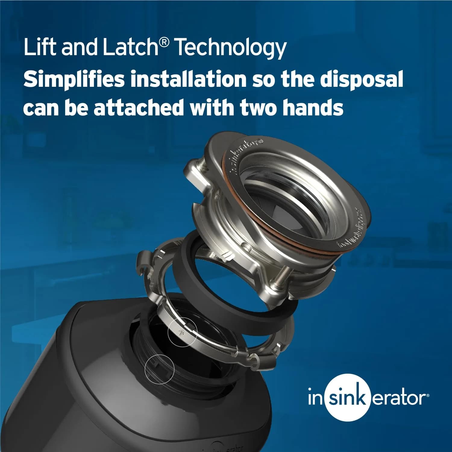 InSinkErator Badger 1 Garbage Disposal 1/3 HP Continuous Feed | 16.3 cm (6.42 in) Wide - view 5