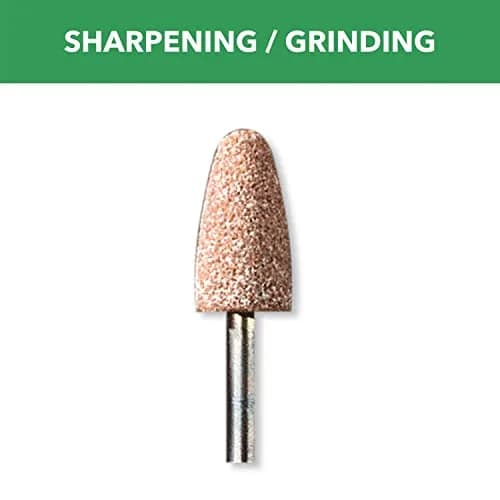 Dremel 952 Aluminum Oxide Grinding Stone 9.5mm (3/8") Head, 3.2mm (1/8") Shank | For Metal Grinding & Sharpening thumbnail 2