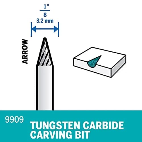 Dremel Tungsten Carbide Cutter 1/8 in | Heavy-Duty Hard Material Shaping & Grinding thumbnail 3