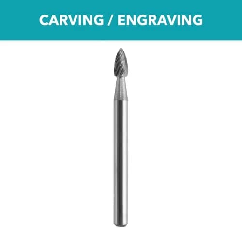 Dremel Tungsten Carbide Cutter 1/8 in | Hard Material Shaping & Grinding thumbnail 2