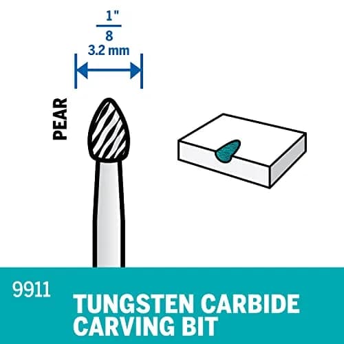 Dremel Tungsten Carbide Cutter 1/8 in | Hard Material Shaping & Grinding thumbnail 3