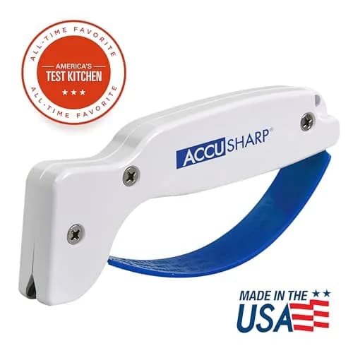 AccuSharp Knife Sharpener White | Restores Straight & Serrated Knives, 0.125 lb thumbnail 2