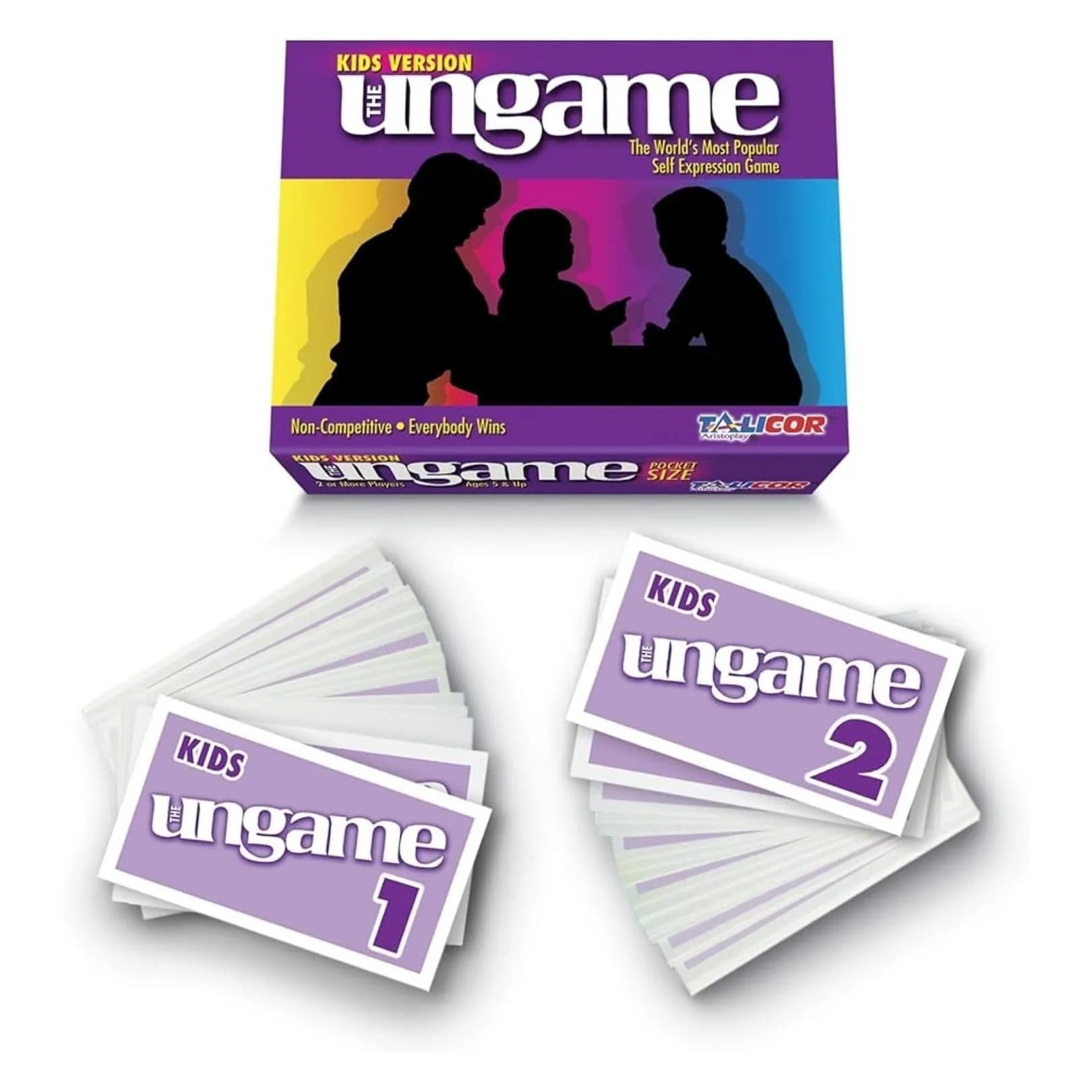 Talicor Pocket UNGAME Kids Edition Card Game | Non-Competitive Communication for Ages 5+ - main product image
