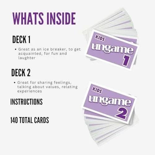 Talicor Pocket UNGAME Kids Edition Card Game | Non-Competitive Communication for Ages 5+ thumbnail 5