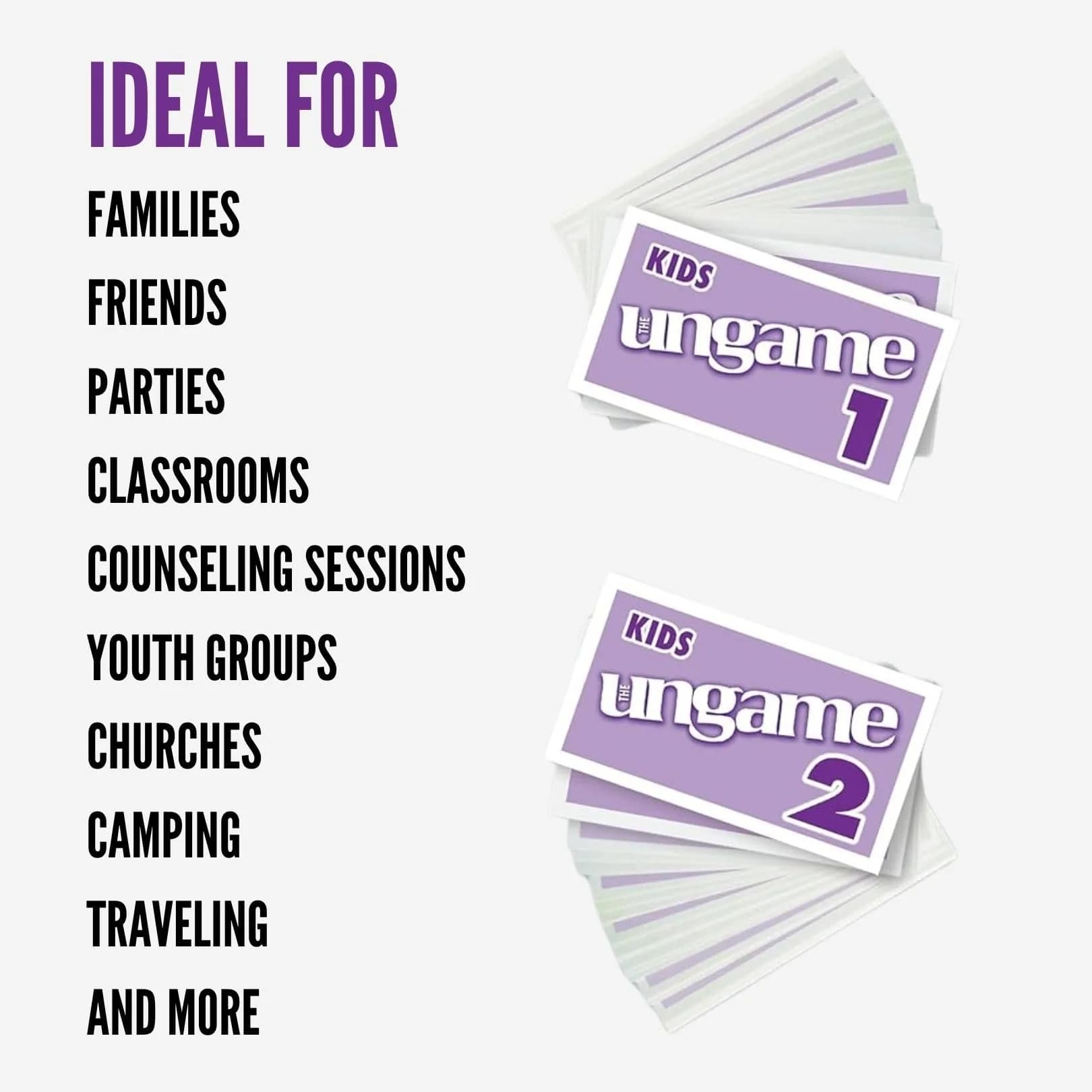 Talicor Pocket UNGAME Kids Edition Card Game | Non-Competitive Communication for Ages 5+ - view 2