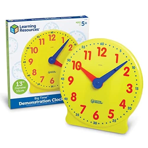 Learning Resources Big Time Demonstration Clock | Educational Toy for Ages 5+ thumbnail 1