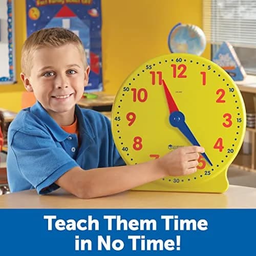 Learning Resources Big Time Demonstration Clock | Educational Toy for Ages 5+ thumbnail 4