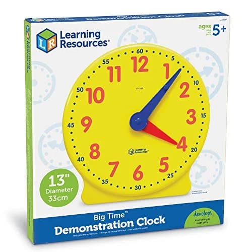 Learning Resources Big Time Demonstration Clock | Educational Toy for Ages 5+ thumbnail 8