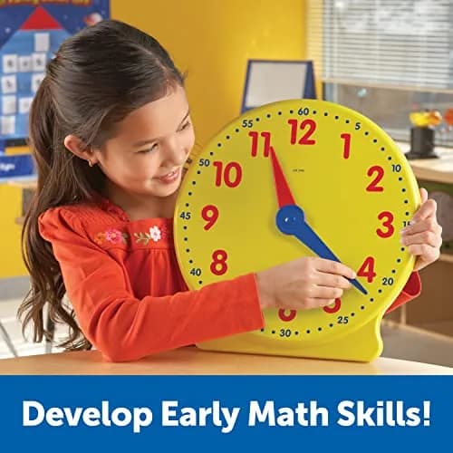 Learning Resources Big Time Demonstration Clock | Educational Toy for Ages 5+ thumbnail 3