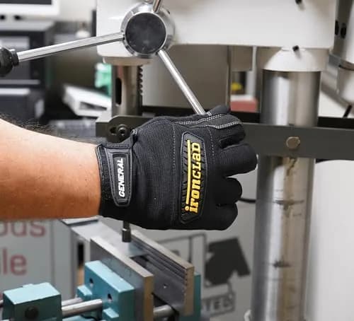 Ironclad General Utility Spandex Gloves, Black, X-Large (1 Pair) | ANSI Abrasion Level 3 Work Gloves thumbnail 6