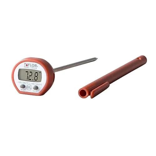 Taylor Digital Instant Read Thermometer 15°C-150°C | Food & Grill Probe with LCD thumbnail 1